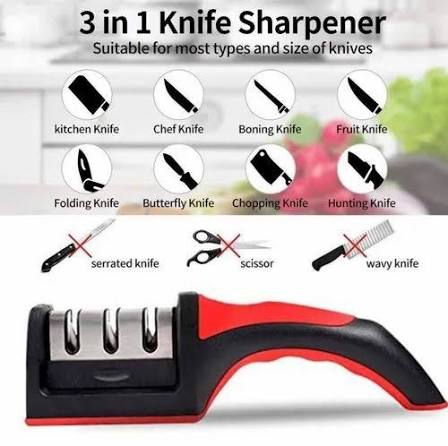 4-in-1 Quick Knife & Scissor Sharpener