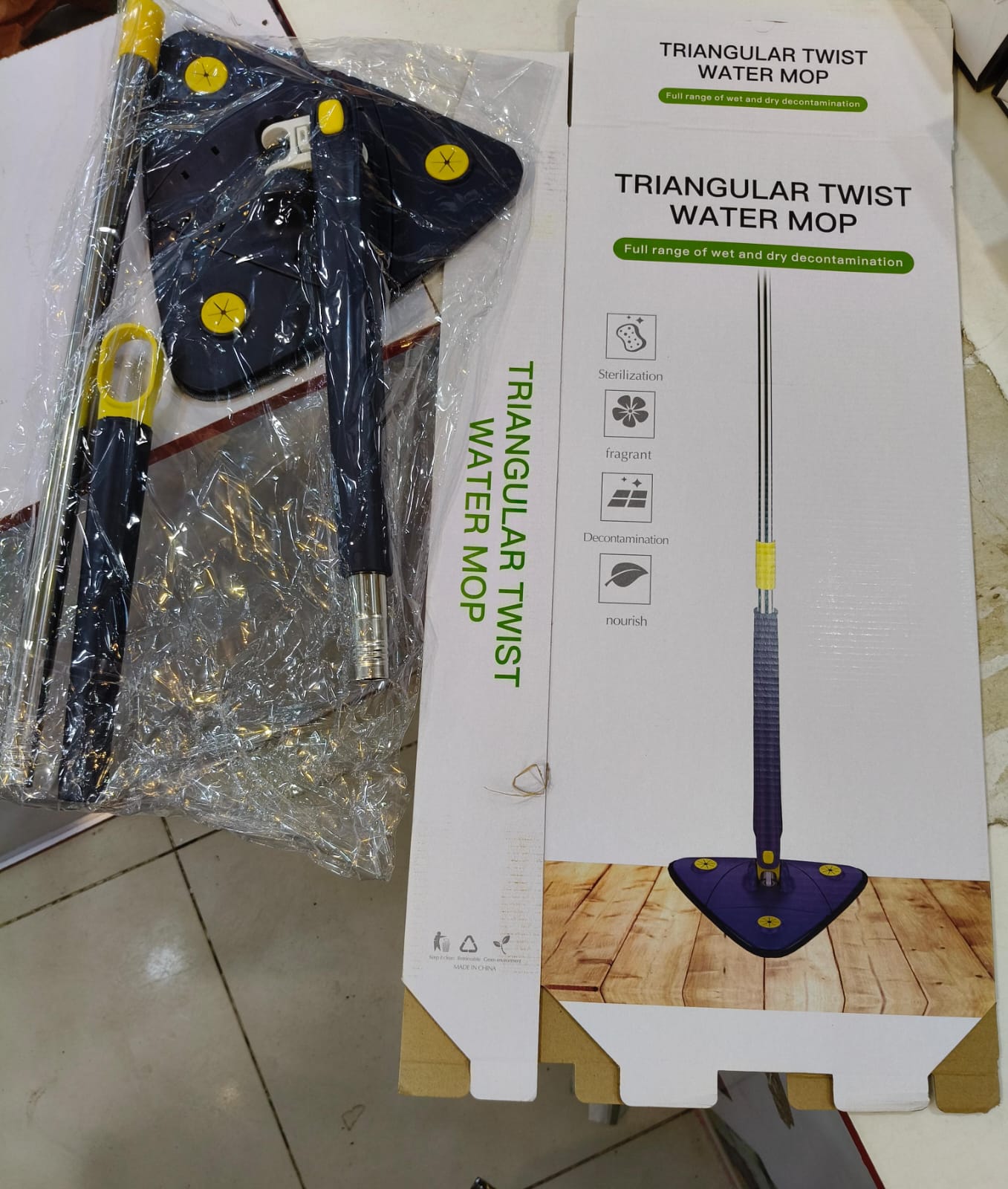 Triangle Twister Mop 360° Rotating Mop