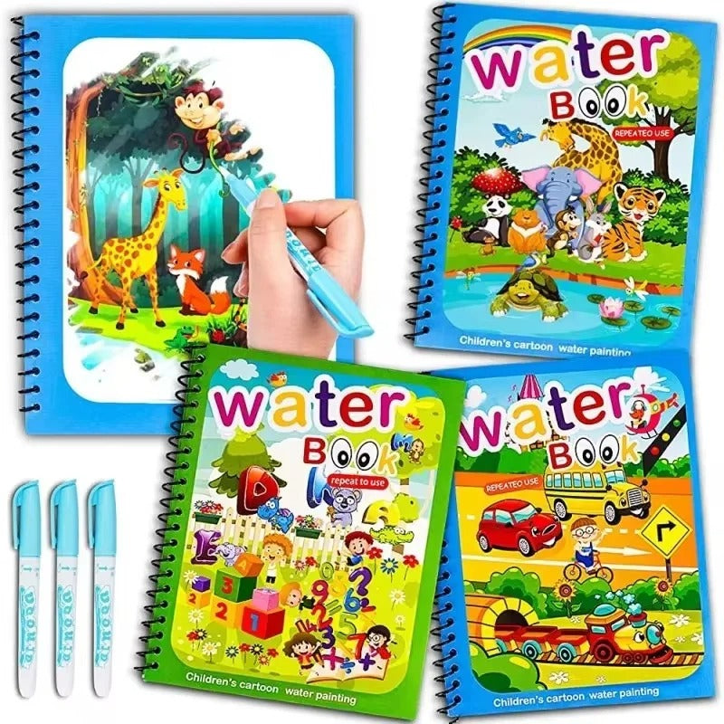 Magic Water Colouring Book