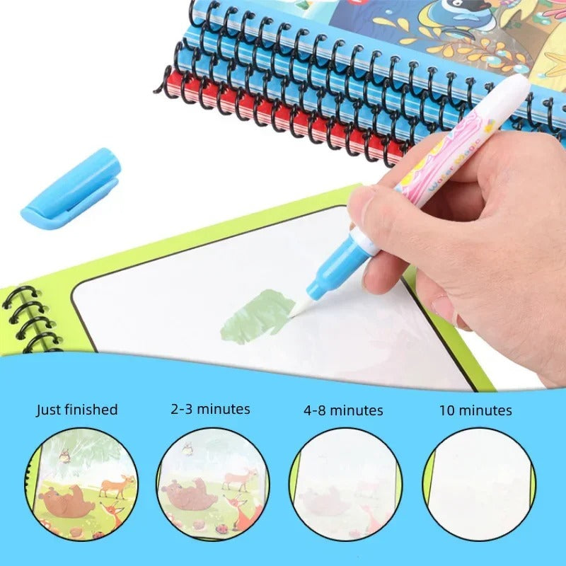 Magic Water Colouring Book