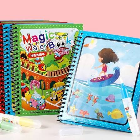 Magic Water Colouring Book