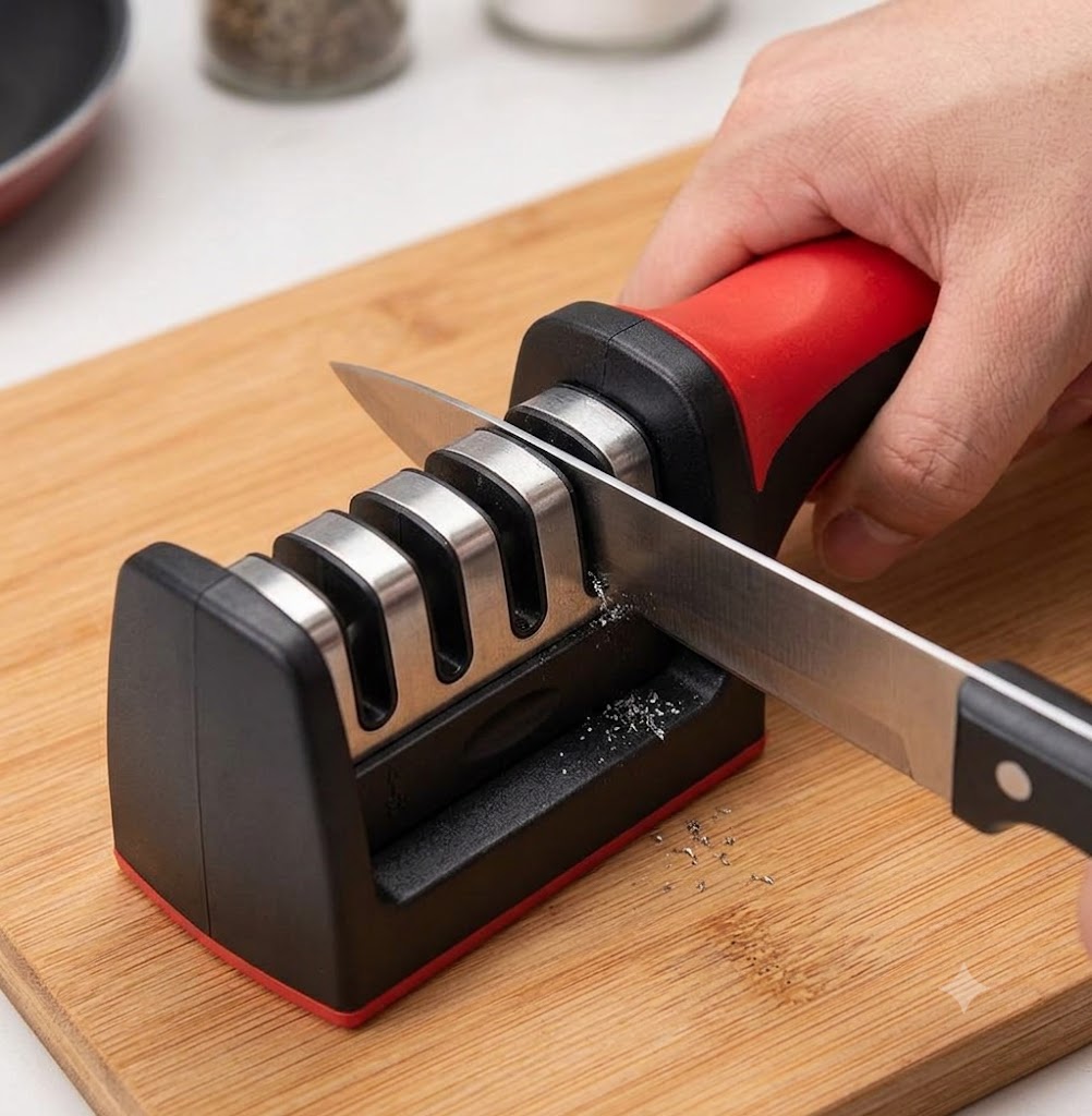 4-in-1 Quick Knife & Scissor Sharpener